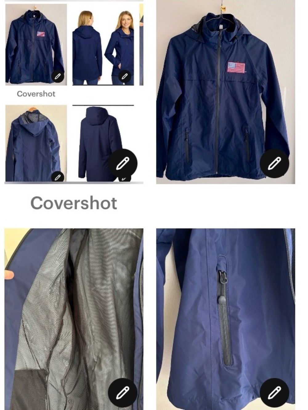 Rain coat Port Authority , Out door Lightweight Water Resistant Wind…